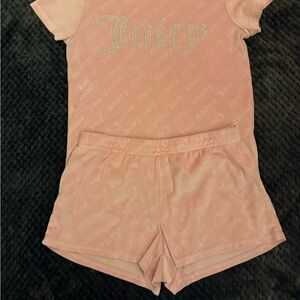 Juicy Couture Pink Kids Pajama Set